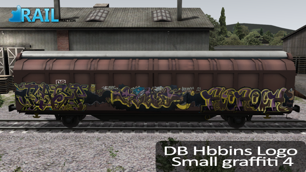 DB Hbbins logo small graffiti 4