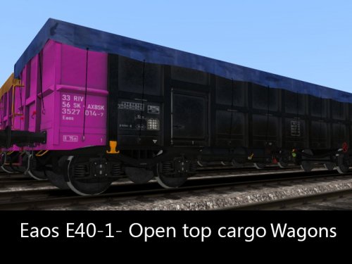 Eaos-E40-1 - Open top Cargo wagons
