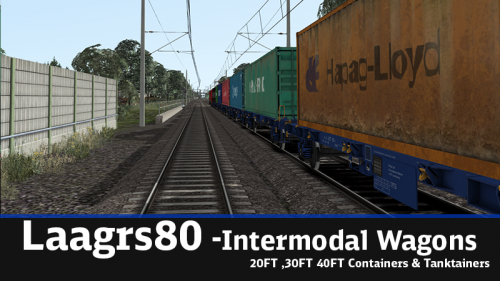 Laagrs 80 Intermodal Cargo wagons